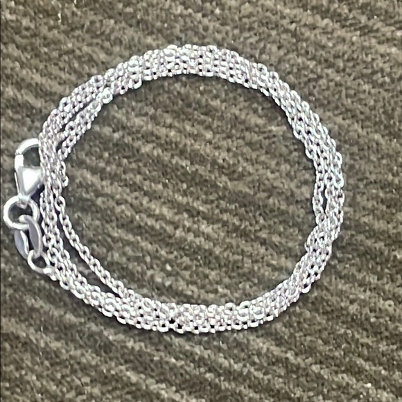 .925 Sterling CABLE LINK CHAIN NECKLACE real solid Silver Fine Jewelry - Picture 1 of 4